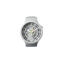 SWATCH BIOCERAMIC C-Grey SB03M100 47mm Skeletinis laikrodis SB03M100 SB03M100 Light Gray Watch Dial white