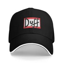 Duff Beer Casual Baseball Cap Running Hippie Trucker Hat Summer Sunscreen UnisexTeens y2k Cool Baseball Caps One Size red