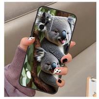 Koala dėklas Samsung Galaxy A33 A13 A53 A34 A54 A14 A15 A16 A26 A36 A56 A12 A32 A52 A06 A35 A55 telefonams Samsung A15 black