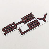 3D Metalo Juoda Sidabrinė Raudona Automobilio Lipdukas Raidės SHELBY Logotipas Emblema Galinės Bagažinės Ženklelis Ford Mustang SHELBY GT Automobilių Aksesuarai black