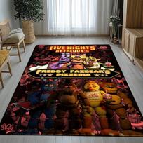 Siaubo Freddy F-FNAF Žaidimai Svetainės Neslystantis Kilimas Minkštas Kilimas Miegamojo Vaikų Žaidimų Kambario Sofos, Namų Dekoras Durų Kilimėlis Dovana 40x60cm white