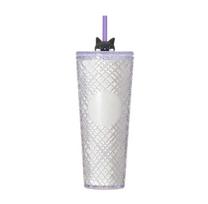 STARBUCKS Staba Halloween 2025 Logo Cold Cup Tumbler Glow Dark 710ml Cat Night Light white