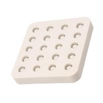 Wax Queen Grafting Cups Silicone Mold Beekeeping Beeswax Queen Cell Cups Making Mold 4 Rows 96x92x14mm white