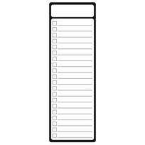 Dry Erase Checklist Board Erasable Schedule Planner Magnet To Do List Memo Board  Study Schedule 5-10x30cm