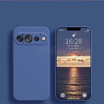 For Google Pixel 11 Pro Case Liquid Silicone Rubber Protector Phone Case Pixel 11 Pro XL Cover TPU Plain Case Pixel 11 Pro Cover Google Pixel 11 Pro blue