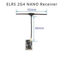 Elrs 2.4G Nano Micro Receiver High Refresh Rate Anti Interference Signal Module For Fpv Racing Mini Drone Quadcopter onesize