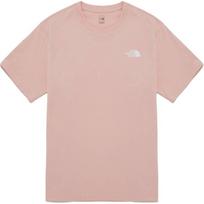 The North Face Logo Print Pullover Crew Neck Short Sleeve Breathable T-Shirt Men T-Shirts Pink NT7UQ49E XXL beige