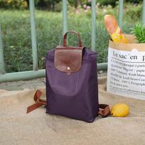 Schoolbag bag female simple 1011 new Korean version trend women's bag color backpack pu small square bag simple solid color fashion No specifications gray