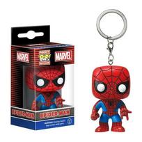 Spider-Man Keychain, Heroic Pose Across the Spider-Verse, Metal Charm, Gift raudona