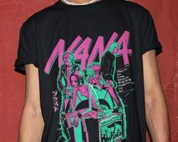 Nana Anime Shirt: Nana & Hachi Manga Merch 100 pink