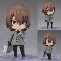 Action Figures Q Version 2706 Akechi Goro Persona Game Character Model Movable Collection Doll Toy Gift For Anime Collectors gray