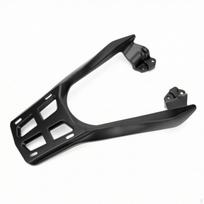 Motorcycle Rear Rack Black Luggage Reinforced for Touring Riders gray