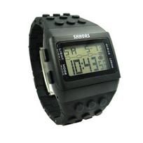 SHHORS Watch Fashion Women Watches Ladies Watches Led Digital Watches Plastic Rainbow Watch Electronic Wristwatches reloj mujer gray