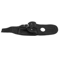 Motorcycle PU Leather Gas Fuel Tank Cover Panel Pad Bib with Pouch Motorbike Accessory Black crocodile