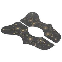 2PCS Black/White Acoustic Guitar Parts PVC Pickguard Acoustic Guitar Guard  For Acoustic Guitar juoda