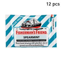 Pastilės Fisherman's Friend, pipirmėtės, pipirmėtės skonio pastilės be cukraus, 25 g. x 6 /12 / 24 vnt 25 g. x 12 pcs