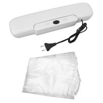 Vacuum Sealer Machine Powerful Suction Bags Cutter Included Compact Automatic Food Sealer Dry Moist gray