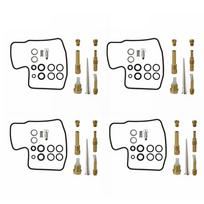 4 rinkiniai Karbiuratoriaus remonto komplektas Honda Goldwing 1200 GL1200 1984 1985 1986 1987 black