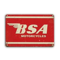 Motociklų Padangos Metalinės Skardinės Plakatas Buell Sienos Dekoracija Plaketas Vintažinis Meno Plakatas Geležies Tapyba Vyro Urveliui Namų Kavinukei Sodo Klubui Barui 20x30cm beige