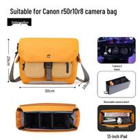 TANGCOOL Men's Large Capacity DSLR Camera Crossbody Photography Bag - Fashionable Shoulder Messenger Bag 14 inch gintaras