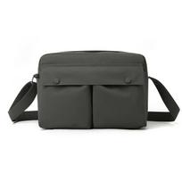Solid Color Small Bag Women's Shoulder Crossbody Bag Lightweight Nylon Bag pilka
