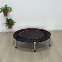 Indoor Trampoline for Kids & Adults - Fitness & Weight Loss Bouncy Bed gray