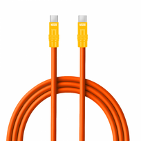 Newell USB-C į USB-C laidas 100W, 2m, silikoninis, oranžinis ir geltonas