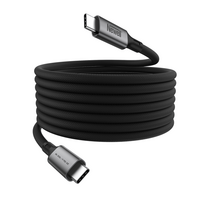 Newell magnetinis USB-C - USB-C 3.2 Gen 2 laidas 100 W 20Gbps 1 m, grafito