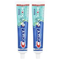 Crest, Plus Scope, dantų pasta nuo ėduonies su fluoru, mėtų skonio, gaivios juostelės, 2 pakuotės, 153 g (5,4 uncijos) kiekviena blue