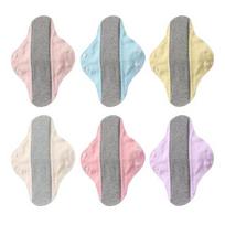 Daugkartinio naudojimo nepralaidūs šlapimo nelaikymo įklotai su grafeno aseptine technologija Atsparūs vandeniui plaunami menstruaciniai audinio įklotai senjorų priežiūrai 6pcs
