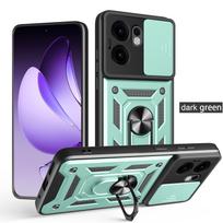 Oppo Reno15 F dėklas OPPO Reno 15 Pro mini max FS dangtelis Magnetinis žiedo laikiklis Šarvuotas telefono dėklas Slankiojantis kameros apsaugos galinis dangtelis OPPO reno15 Pro mini white