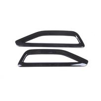 2x Black Side Fender Air Vent Trim Cover Left & Right For BMW X5 G05 2019-2022 black