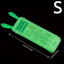 1pc Luminous Dustproof Silicone Remote Control Covers TV & AC Remote Control Case Dust Protect Storage Bag green