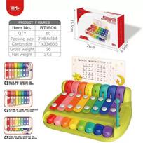 2-in-1 Baby Grand Piano Toy Keyboard, Interactive Sound Buttons & Mallets for - Musical Learning, Motor Skills Development žalia