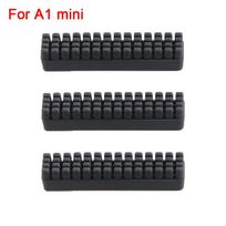 Mounted Design Silicone Brush Scrubber Function Nozzle Wiper Hotbed Mounted Brush  3D Printing A1 mini black