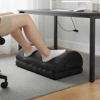 Po stalu kojų atrama Aukšto atsparumo putų plastikas Biuro kojų atramos pagalvėlė Skalbiamas nuimamas užvalkalas Ergonomiška gray