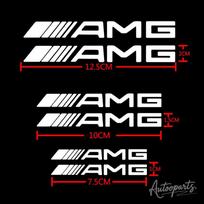 6 vnt. Automobilio logotipo Stabdžių suportų lipdukas Modifikavimas Auto priedai Mercedes Benz AMG W212 W213 W205 AMG W177 W247 W176 GLA GLC SN4
