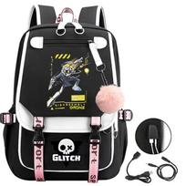 Fashion Backpack for Teenager Murder Drones Uzi School Bags for Girls High Quality Students Schoolbag Women Outdoor Backpacks black