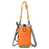 Japanese Dopamine Water Cup Bag Outdoor Sports Going Out Travel Messenger Bag Casual Light Mobile Phone Bag oranžinė