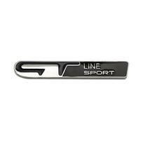 NAUJA Automobilio Lipdukas GT LINE SPORT 3D Metalinis Emblema Ženklelis Lipdukas Renault Megane 2 3 Duster Logan Clio Laguna 2 Captur Automobilio Stilius