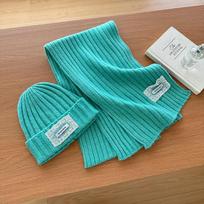 3 vnt. rinkinys Žieminė kepurė Šalikas Jutikliniai pirštinės Unisex Megztas Šiltas Beanie Kaklo mova Pirštinės Rinkinys Rudeniui Žiemai Lauko Kasdieniam dėvėjimui blue