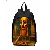 Italian Brainrot Al Backpack With Breathable Nylon Material For School Use Style K black