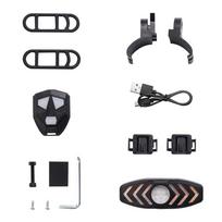 For Xiaomi MI3 M365 1S Pro2 Electric Scooter LED Turning Signal Light Fender Wireless Remote Control Usb Rechargeable Safe Lamps