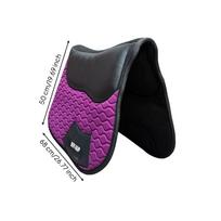 Sweat-Management Endurance Saddle Pad Shock-Absorbing with Quilted violetinė