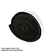 High Temp Grill Gasket Replacement Fit Kamado BBQ Smoker Gasket Accessories Flame retardant sealing tape black