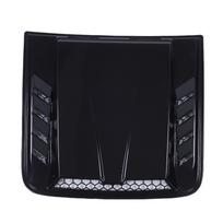 Hood Air Vent Grille Universal Bonnet Air Vents Engine Hood Air Intake Cover Replacement for Ram 1500 2500 3500 black
