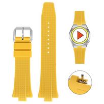 Advanced For Citizen TSUYOSA Collection NJ0150 NJ0151ME Silicone Watchbands Men Women Bracelet FKM Fluoro Rubber Watch Strap 9mm 9mm geltona