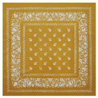 21'' Kaukolės rašto bandana skara galvai moterims vyrams kvadratinės turbano skaros galvos apdangalai spalvingos galvos apvyniojimo galvos apdangalai D beige