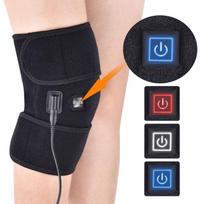 Electric Heated Knee Wrap - Warm Therapy for Cold or Sore Knees One Size white