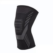 Breathable Sports Knee Pads Compression Support Silicone Anti-Slip Stabilizes Patella for Running Cycling Basketball M black